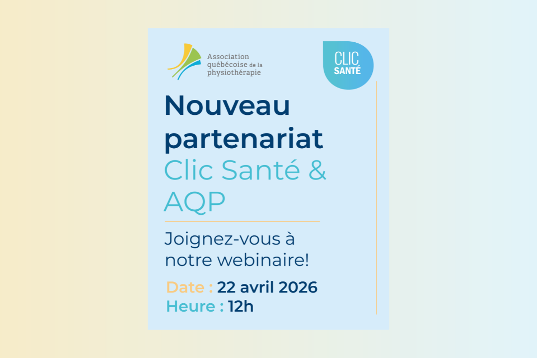 Webinaire Clic Santé x AQP